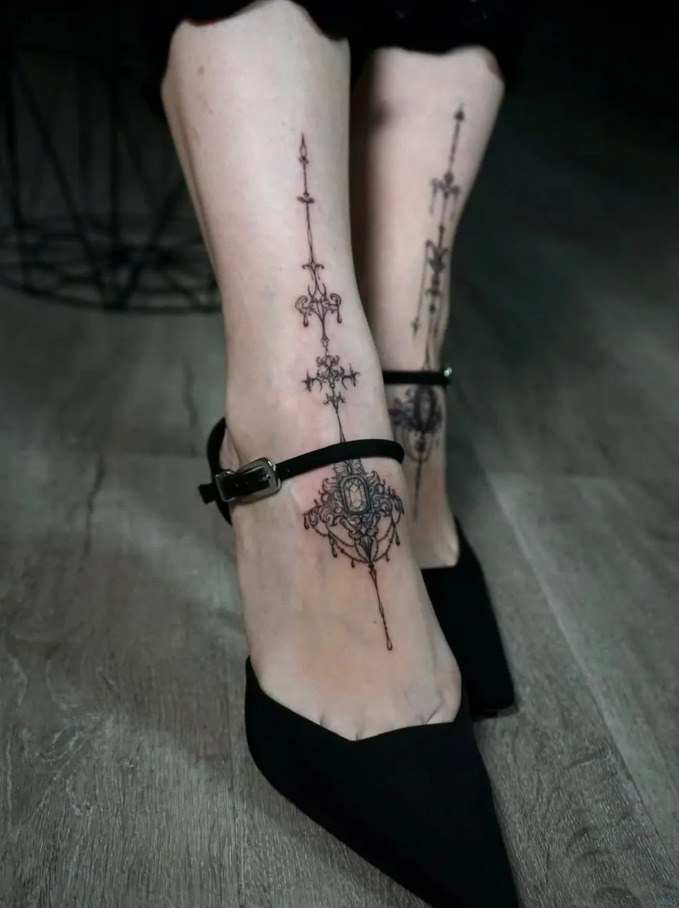 Tatuaje de estilo sigilismo